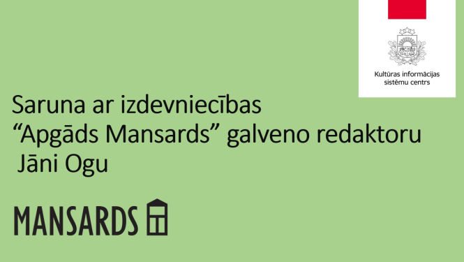 Sarunas ieraksta ievada slaids Mansards