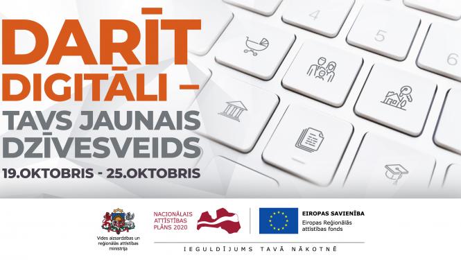Darīt digitāli - Tavs jaunais dzīvesveids logo