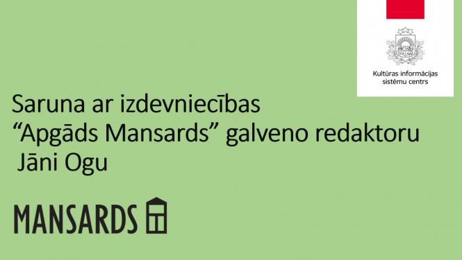 Sarunas ieraksta ievada slaids Mansards