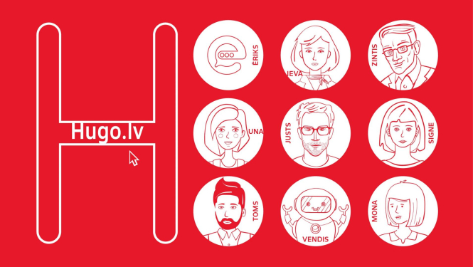 Hugo.lv platformā radītie valsts pārvaldes virtuālie asistenti