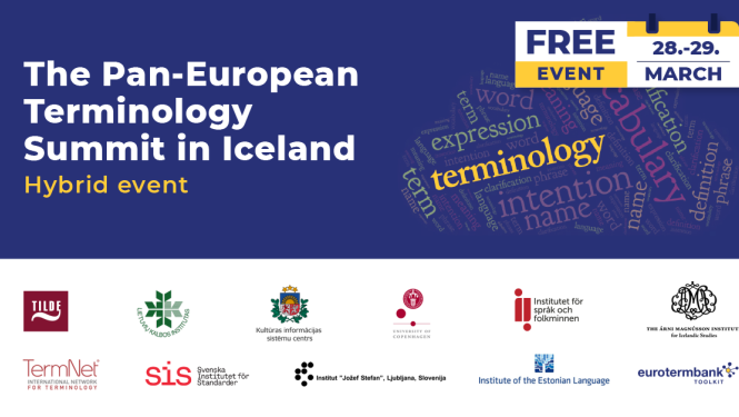 Prezentācijas slaids ar samita nosaukumu un partnerorganizāciju logo