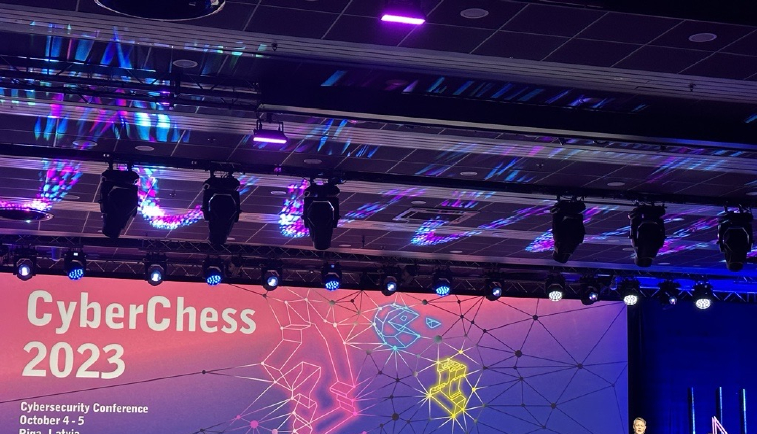 CERT.LV vadītāja Baiba Kaškina konferences CyberChess 2023 atklāšanā