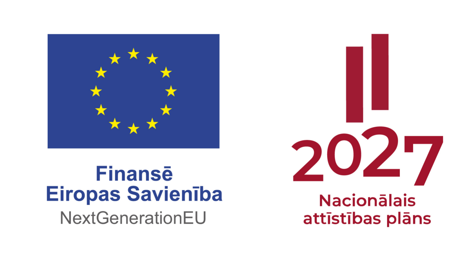 Atveseļošanās fonda lun Nacionālā attīstības plāna ogo
